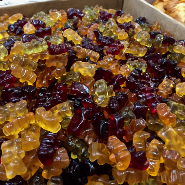 Gumené medvedíky VEGAN (bez želatíny) - 400g